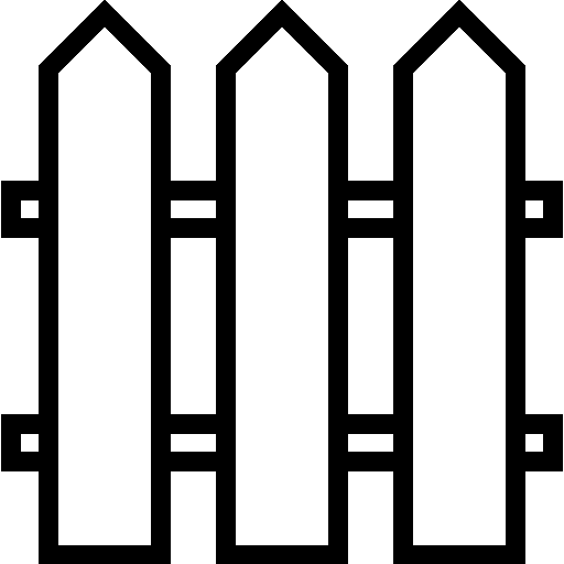 fenceblack fencing icon